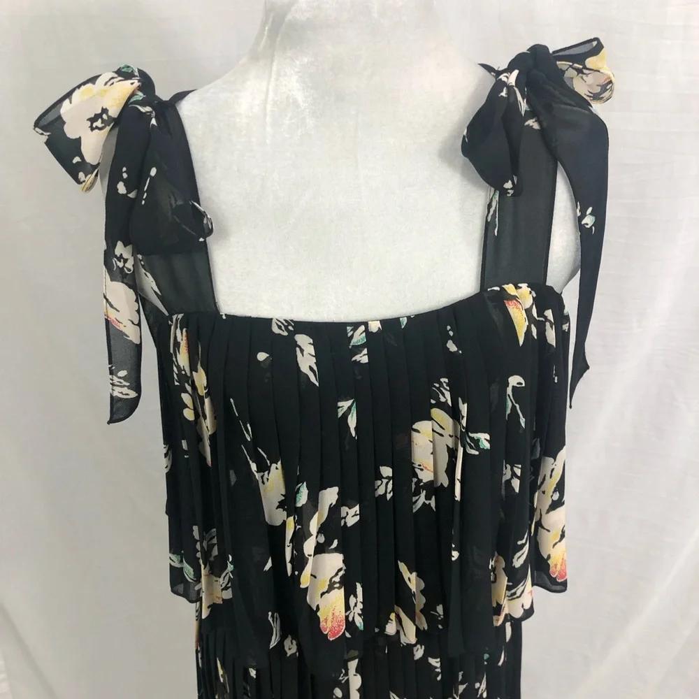 Albert Nipon Dress Vintage Pleated 2 - Picture 7 of 11